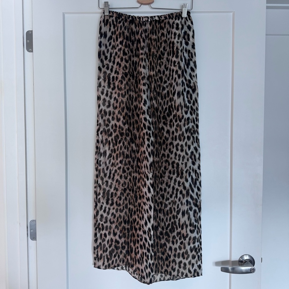 Zara Leopard Print Pants